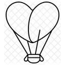 Heart Balloon Big Love Valentine Icon