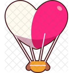 Heart Balloon Big  Icon