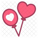 Heart balloon  Icon