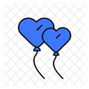 Heart Balloon Love Romance Icon