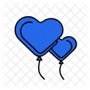 Heart Balloon Love Romance Icon