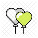 Heart Balloon Love Romance Icon