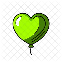 Heart balloon  Icon