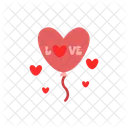 Heart balloon  Icon