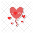 Heart Balloon Heart Love Icon