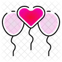 Heart balloon  Icon