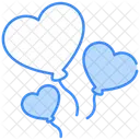 Heart balloon  Icon
