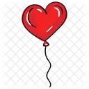 Heart Balloon Love Balloon Wedding Celebration Icon
