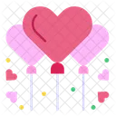 Balloons Party Heart Balloon Icon
