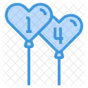 Heart Balloon Balloons Valentine Icon