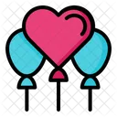 Heart Balloon  Icon