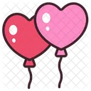 Heart Balloon  Icon