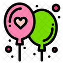 Heart Balloon  Icon