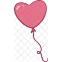 Heart Balloon Balloon Wedding Icon
