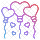 Heart Balloon Balloon Romance Icon