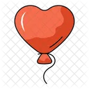 Heart Balloon  Icon