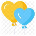 Heart balloon  Icon