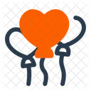 Heart Balloon Icon Love Icon