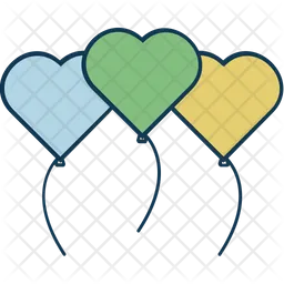 Heart Balloon  Icon