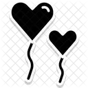 Heart Balloon Heart Love Icon