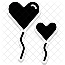 Heart Balloon  Icon