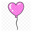 Heart Balloon Sticker Stickers Icon