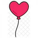 Heart Balloon Love Valentine Icon