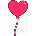 Heart Balloon  Icon