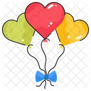 Valentine Balloon Wedding Icon