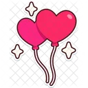 Heart Balloon Two  Icon