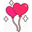 Heart Balloon Two  Icon
