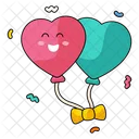 Balloons Romantic Love Romance Icon