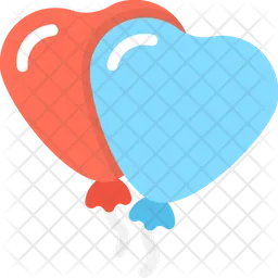 Heart Balloons  Icon