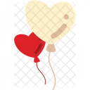 Heart Balloons  Icon