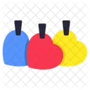 Heart Balloons Gasbags Helium Balloons Icon