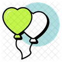 Balloons Romantic Love Romance Icon