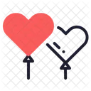 Balloon Heart Party Icon
