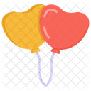 Balloons Party Balloons Heart Balloons Icon