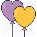 Heart Balloons Ballons Heart Icon