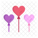 Heart Balloons  Icon