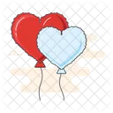 Heart Balloons Balloons Heart Icon
