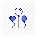 Heart Balloons  Icon