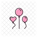 Heart Balloons  Icon