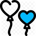 Heart Balloons  Icon