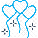 Heart Balloons  Icon