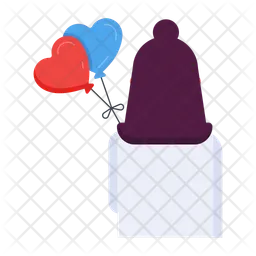 Heart Balloons  Icon