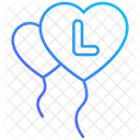 Heart Balloons Icon