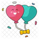 Balloons Romantic Love Romance 아이콘