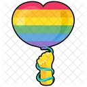 Heart Pride Badge Badge Icon