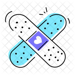 Heart Bandage  Icon